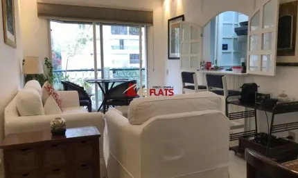 Flat com 2 quartos para alugar na Alameda Franca, 1467, Jardins, São Paulo