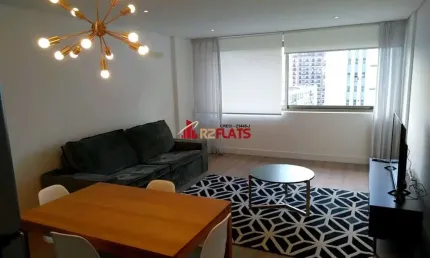 Flat com 1 quarto para alugar na Rua Pamplona, 935, Jardins, São Paulo