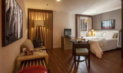 Flat com 1 quarto para alugar na Alameda Campinas, 540, Jardins, São Paulo