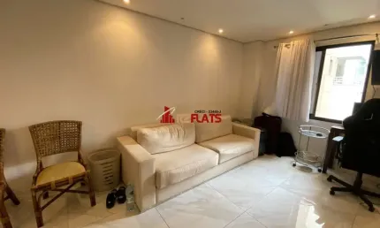 Flat com 1 quarto para alugar na Avenida Jamaris, 100, Moema, São Paulo
