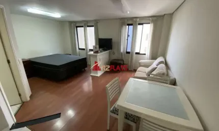 Flat com 1 quarto para alugar na Avenida Jamaris, 101, Moema, São Paulo