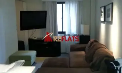 Flat com 1 quarto para alugar na Avenida Jamaris, 155, Moema, São Paulo