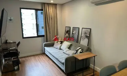 Flat com 1 quarto para alugar na Avenida Jamaris, 100, Moema, São Paulo