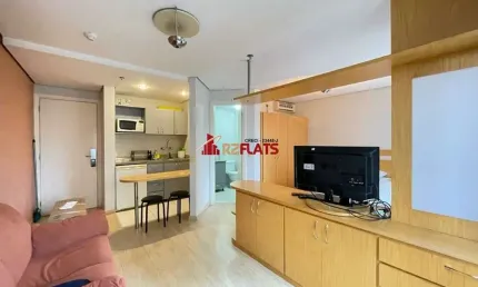 Flat com 1 quarto para alugar na Avenida Jamaris, 101, Moema, São Paulo