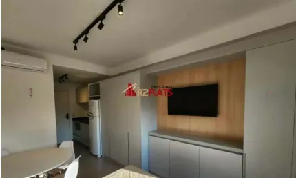 Flat com 1 quarto para alugar na Avenida Cotovia, 737, Moema, São Paulo