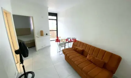 Flat com 1 quarto para alugar na Avenida Miruna, 399, Moema, São Paulo