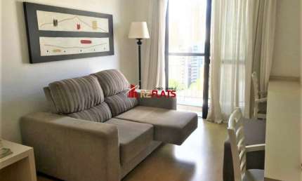 Flat com 1 quarto para alugar na Avenida Lavandisca, 365, Moema, São Paulo