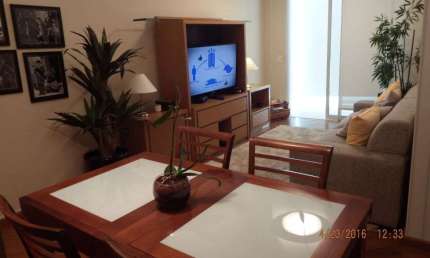 Flat com 2 quartos para alugar na Rua Sansão Alves dos Santos, 343, Brooklin, São Paulo
