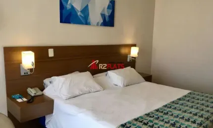 Flat com 1 quarto à venda na Avenida Sabiá, 825, Moema, São Paulo