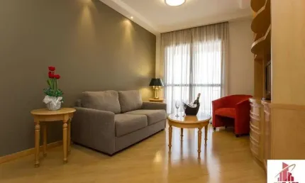 Flat com 1 quarto à venda na Avenida Miruna, 320, Moema, São Paulo