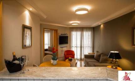 Flat com 2 quartos à venda na Avenida Miruna, 320, Moema, São Paulo