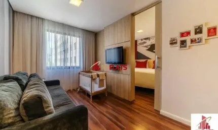 Flat com 1 quarto para alugar na Avenida Jamaris, 100, Moema, São Paulo