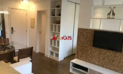 Flat com 1 quarto para alugar na Rua Diogo Jácome, 554, Moema, São Paulo