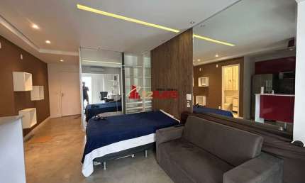 Flat com 1 quarto para alugar na Rua Michigan, 531, Brooklin, São Paulo