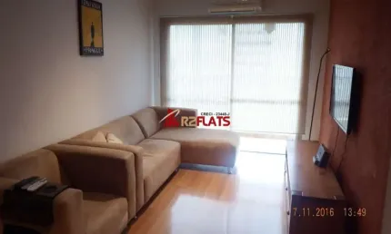 Flat com 1 quarto para alugar na Alameda Joaquim Eugênio de Lima, 1360, Jardins, São Paulo