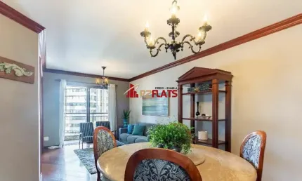 Flat com 3 quartos para alugar na Avenida Jandira, 185, Moema, São Paulo