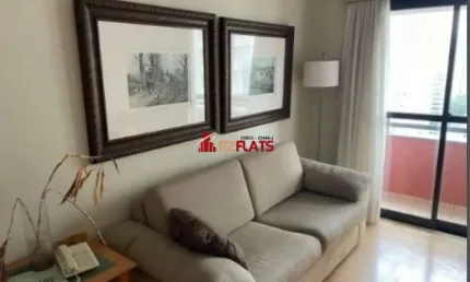 Flat com 2 quartos para alugar na Rua Sansão Alves dos Santos, 373, Brooklin, São Paulo