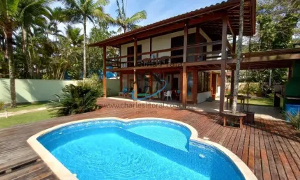 Sobrado para Venda em Ubatuba, Praia das Toninhas, 4 dormitórios, 1 suíte, 3 banheiros, 5 vagas