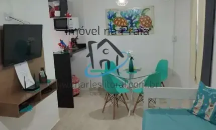 Apartamento para Venda em Ubatuba, Praia da Maranduba, 2 dormitórios, 1 banheiro, 1 vaga