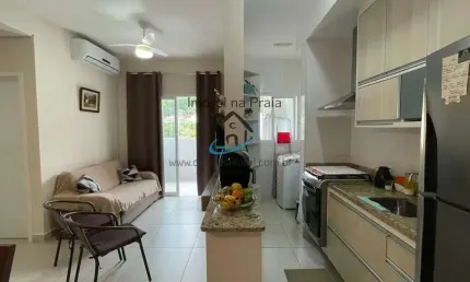 Apartamento para venda em ubatuba, praia das toninhas, 2 dormitórios, 1 suíte, 2 banheiros, 1 vaga