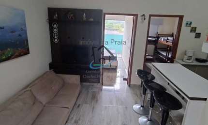Apartamento para Venda em Ubatuba, Praia da Maranduba, 2 dormitórios, 1 banheiro, 1 vaga