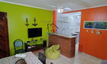 Apartamento para Venda em Ubatuba, Praia do Sapê, 2 dormitórios, 1 suíte, 2 banheiros, 1 vaga