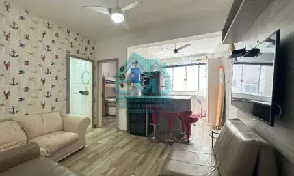 Apartamento para venda em ubatuba, itaguá, 1 dormitório, 1 banheiro, 1 vaga