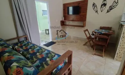Apartamento para Venda em Ubatuba, Praia da Maranduba, 1 dormitório, 1 banheiro, 1 vaga