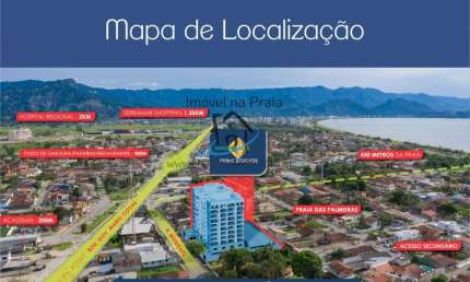 Apartamento para Venda em Caraguatatuba, Praia das Palmeiras, 1 dormitório, 1 banheiro, 1 vaga