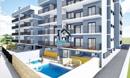 Apartamento para venda em ubatuba, praia do sapê, 2 dormitórios, 1 suíte, 1 banheiro, 1 vaga
