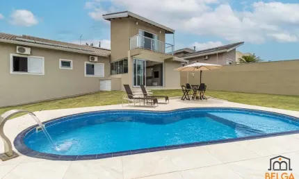Casa em Condomínio para Venda em Atibaia, Vila Santista, 3 dormitórios, 3 suítes, 6 banheiros, 4 vagas