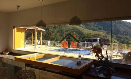 Eco Pousada Sul de Minas, Porteira Fechada com 7 dormitórios à venda, 450 m² por R$ 999.000 - Zona Rural - Soledade de Minas/MG