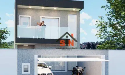 Sobrado com 3 dormitórios à venda, 111 m² por R$ 720.000,00 - Parque Flamengo - Guarulhos/SP