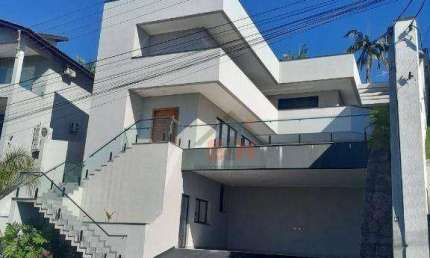 Sobrado com 3 dormitórios, 300 m² - venda por R$ 3.200.000,00 ou aluguel por R$ 21.300,00/mês - Condomínio Arujá Hills III - Arujá/SP