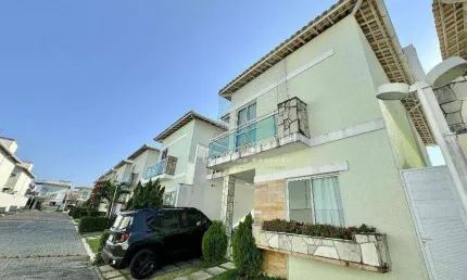 Casa nascente com deck e 3 suítes – Condomínio com piscina e playground na Sapiranga
