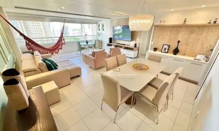 Apartamento com 3 suítes, 3 vagas e lazer completo no bairro Cocó.