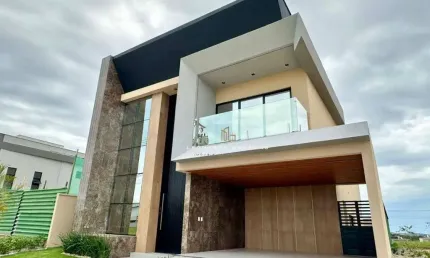 Casa à venda na cidade alpha - terras alphaville 4; com piscina, 4 suítes e acabamentos de alto padrão.