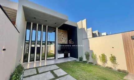 Casa plana com 4 suítes e varanda gourmet: espaço e conforto para toda a família