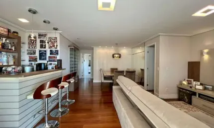 Lindo Apto 143 m², vista livre permanente, 2 vagas independentes- Jardim Aquarius