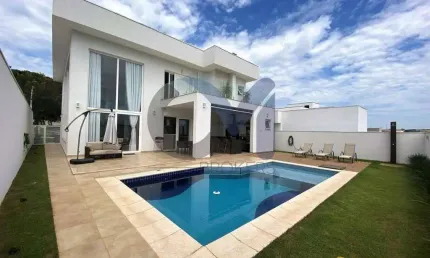 Casa com 3 dormitórios à venda, 304 m² por r$ 2.450.000 - condominio portal dos bandeirantes - salto/sp