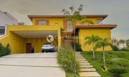 Casa com 4 dormitórios à venda, 577 m² por r$ 7.700.000,00 - condomínio campos de santo antônio ii - itu/sp