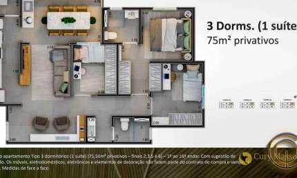 Apartamento com 2 dormitórios à venda, 75 m² por R$ 520.000,00 - Condomínio Icaraí Parque Clube - Salto/SP