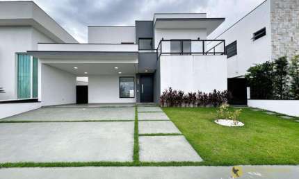 Lindo Pôr do Sol! Magnífica casa moderna com vista livre, 3 suítes e escritório, à venda por R$1.490.000 - Residencial Central Parque - Salto/SP