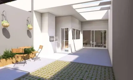 Planta baixa com Suíte + 2 Dormitórios no Boa Vista