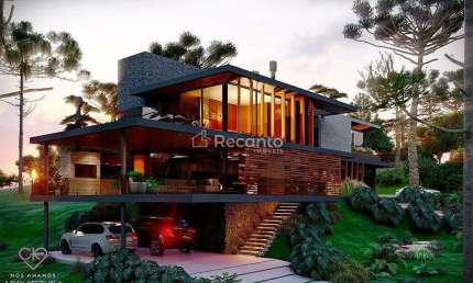 CASA DE 4 DORMITÓRIOS SUÍTES EM GRAMADO NO ASPEN, Aspen Mountain, Gramado - RS