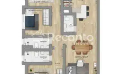 Apartamento com 3 quartos à venda na Rua João Pessoa, Centro, Canela
