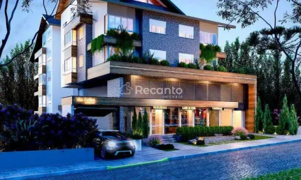 Apartamento com 1 dormitório à venda, 58 m² - centro - canela/rs