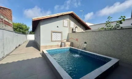 Casa com 2 dormitórios à venda, 73 m² por R$ 370.000,00 - Jardim Regina - Área Verde - Itanhaém/SP