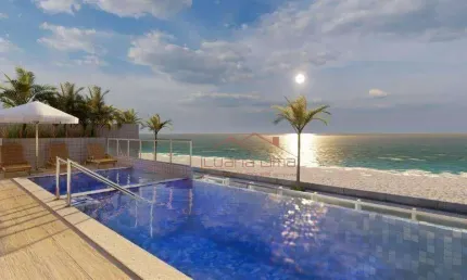 Apartamento com 2 dormitórios à venda, 71 m² por r$ 425.000,00 - centro - mongaguá/sp