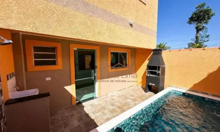Sobrado com 2 dormitórios à venda, 59 m² por R$ 304.000,00 - Cibratel II - Itanhaém/SP